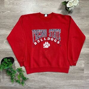 Vintage Fresno state Colligate crewneck